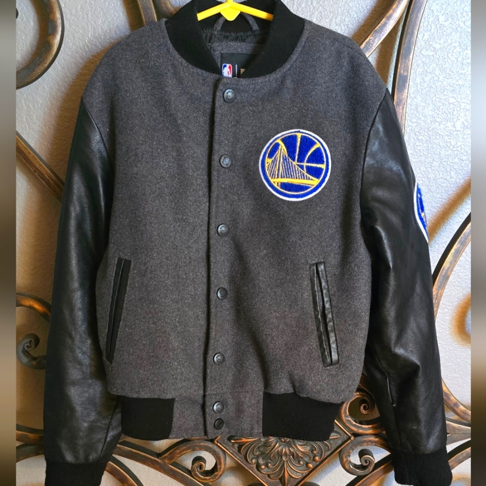 KIDS NBA Golden State Warriors VARSITY JACKET